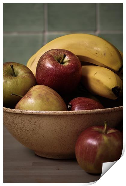 Fruit Bowl Print by Alan Todd