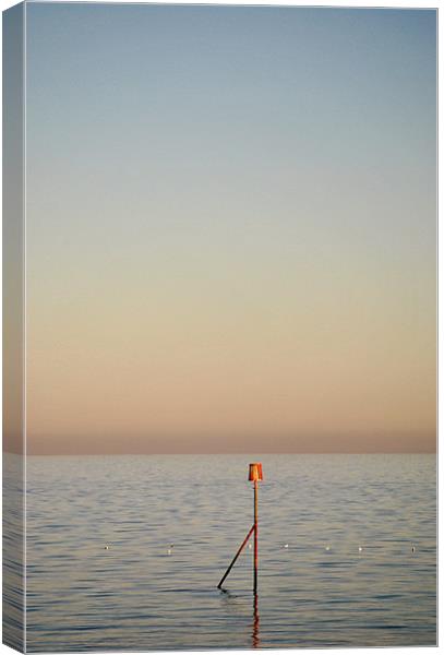 The Calming Sea Canvas Print by graham young