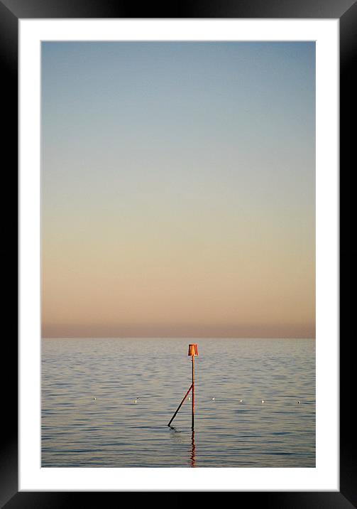 The Calming Sea Framed Mounted Print by graham young