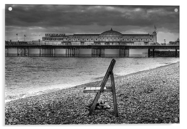 Brighton Sea View Acrylic by Dean Messenger