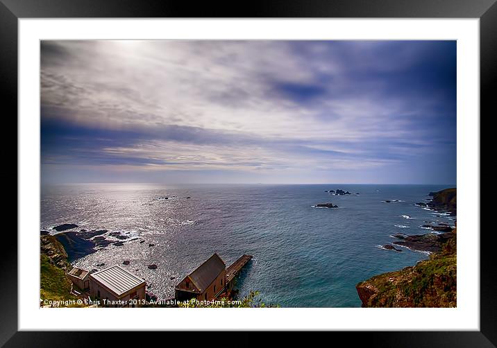 Lizard Point Cornwall Framed Mounted Print by Chris Thaxter