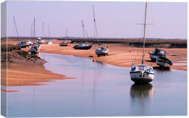 Wells Harbour Canvas Print by carin severn