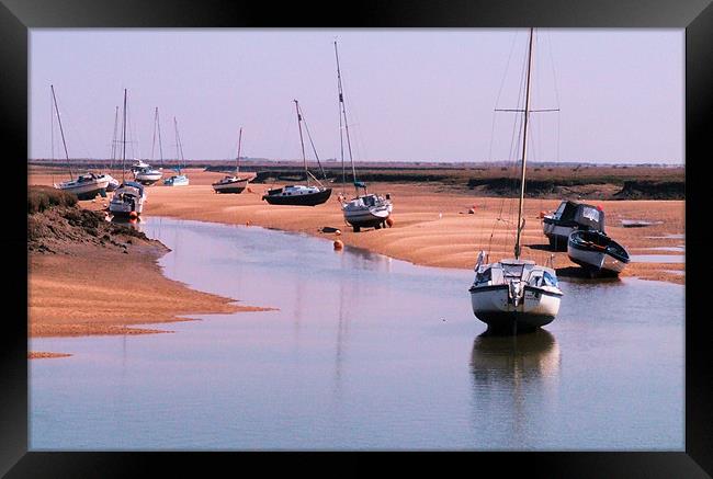 Wells Harbour Framed Print by carin severn