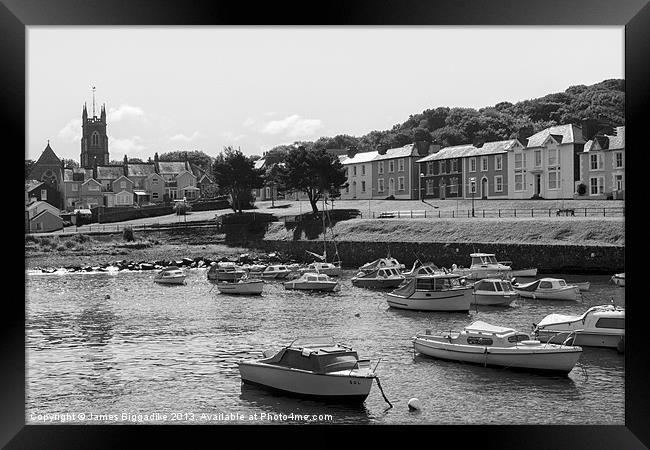 Aberaeron Framed Print by J Biggadike