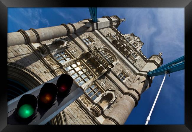 Tower Bridge London Framed Print by David Pyatt