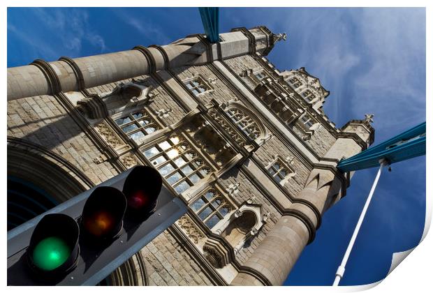 Tower Bridge London Print by David Pyatt