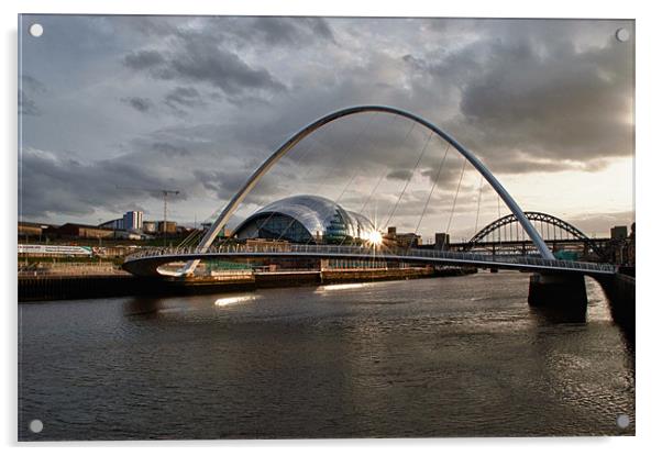 The Bridges Acrylic by John Ellis