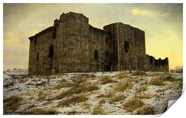 crichton castle Print by dale rys (LP)