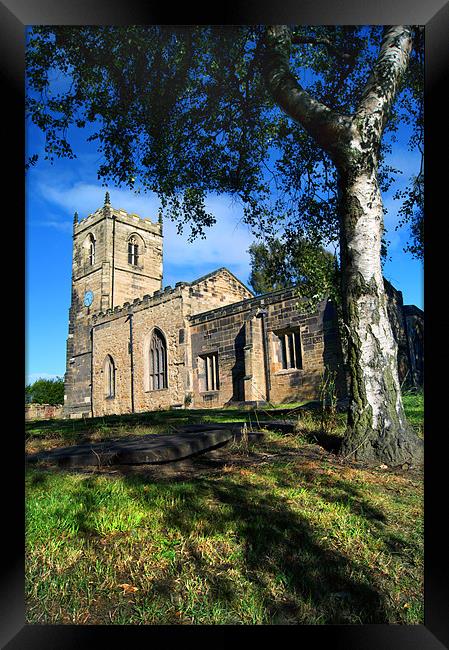 St Andrews Church, Bolton upon Dearne Framed Print by Darren Galpin