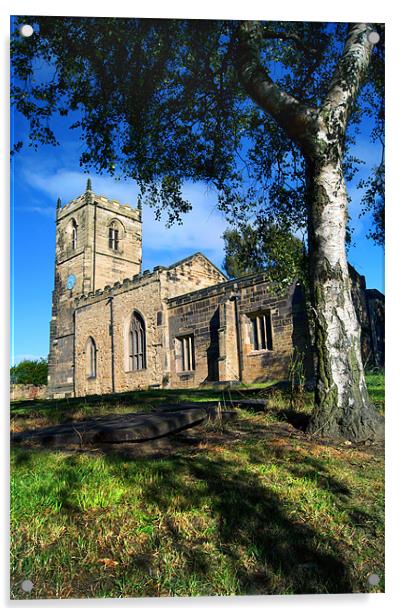 St Andrews Church, Bolton upon Dearne Acrylic by Darren Galpin