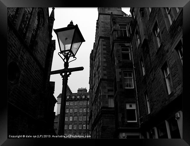 off the royal mile Framed Print by dale rys (LP)