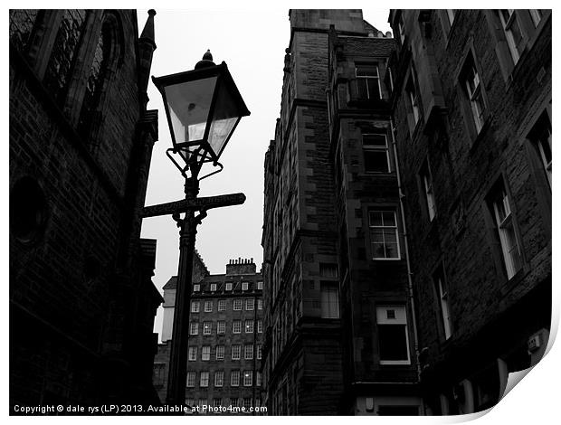 off the royal mile Print by dale rys (LP)
