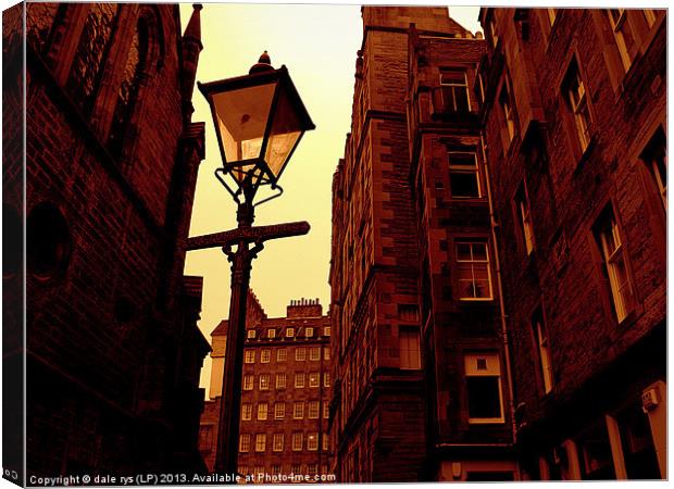 off the royal mile2 Canvas Print by dale rys (LP)