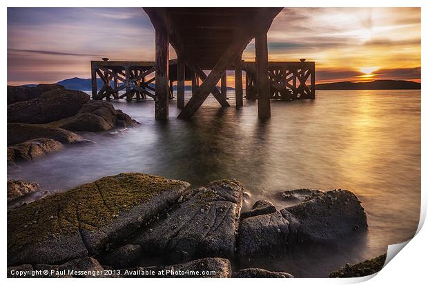 Under the Jetty. Print by Paul Messenger