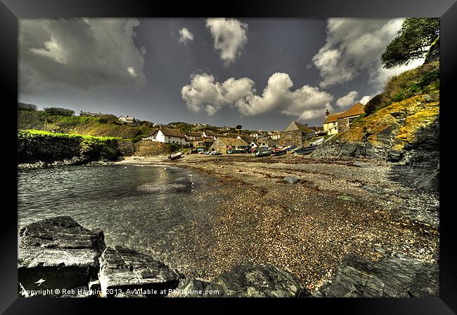 Cadgwith Cove Framed Print by Rob Hawkins
