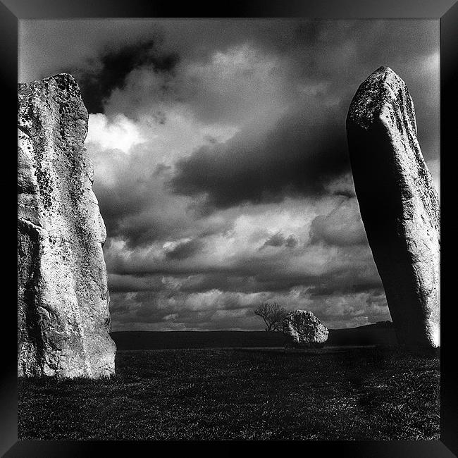 Standing Stones, Avebury, Wiltshire. Framed Print by Mark Preston