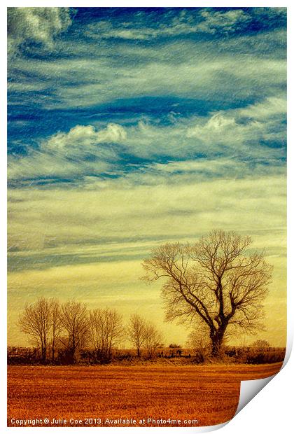 Under the Clouds Print by Julie Coe
