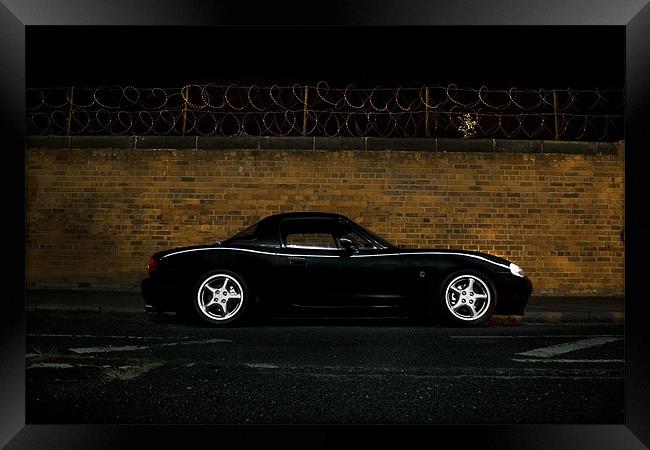 Mazda mx5 at rest Framed Print by Leon Conway