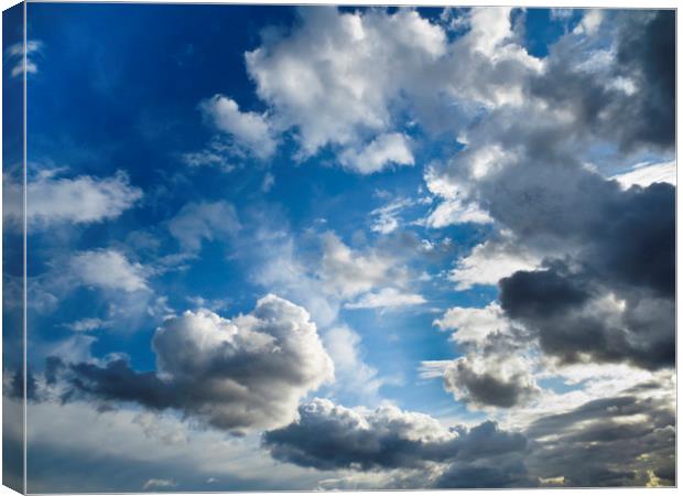 In The Clouds Canvas Print by David Pyatt