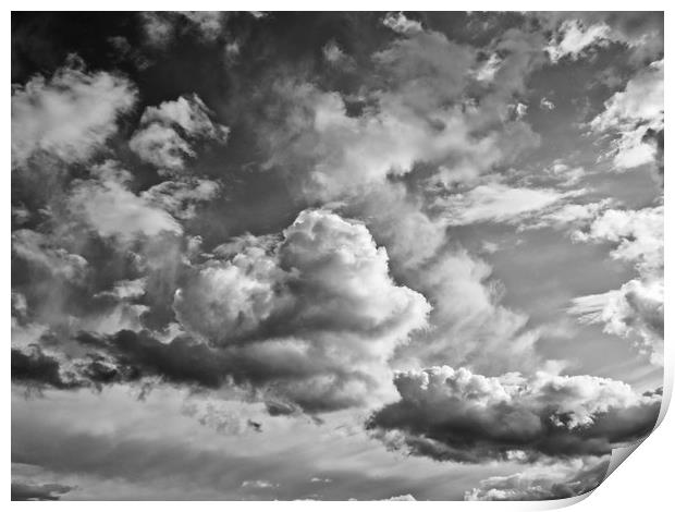 In The Clouds Print by David Pyatt