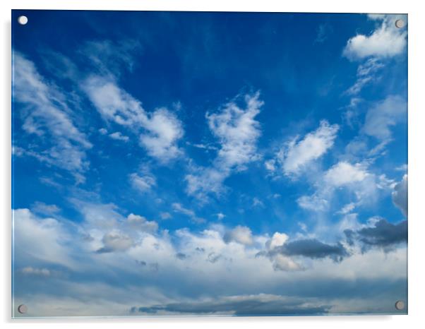 Cloud Vista Acrylic by David Pyatt