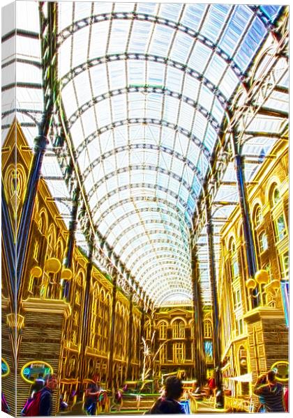 Hay’s Galleria Southbank Fractals Canvas Print by David French