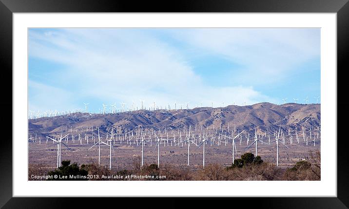 Clean power Framed Mounted Print by Lee Mullins