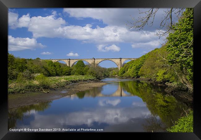 Bridge on the Weir Framed Print by George Davidson