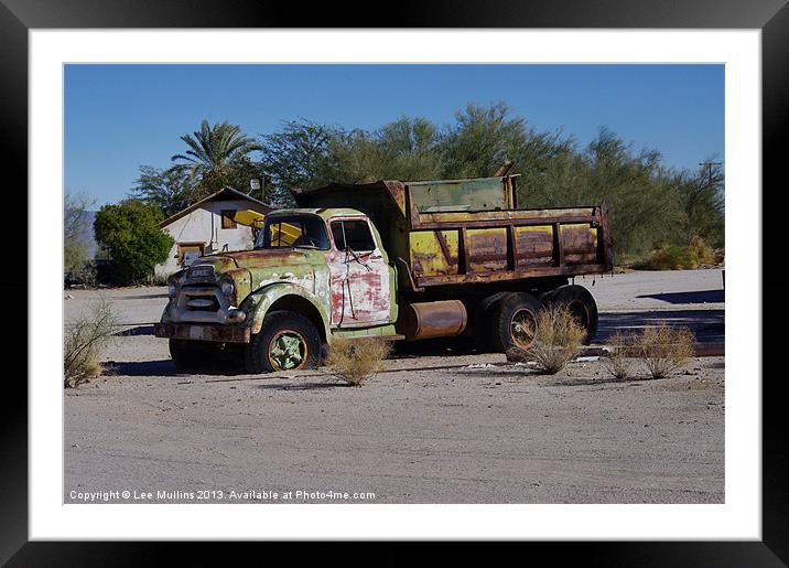 Rust in peace. Framed Mounted Print by Lee Mullins