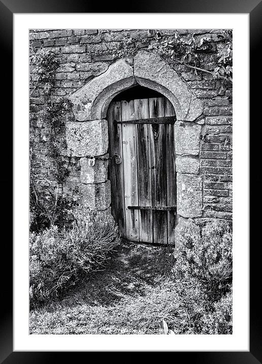 Secret Doorway Framed Mounted Print by Stuart Gennery