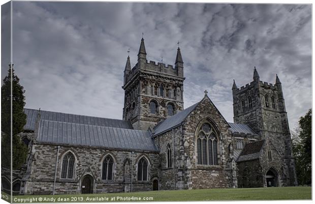 Wimborne minster Canvas Print by Andy dean