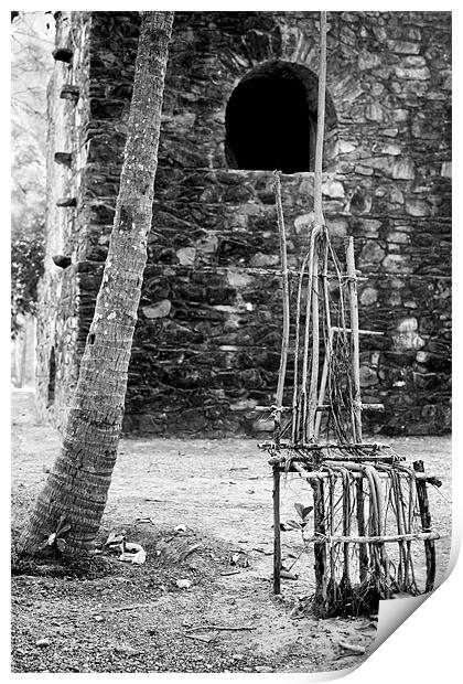 Banyon Chair Gardeners Spot Print by Arfabita  