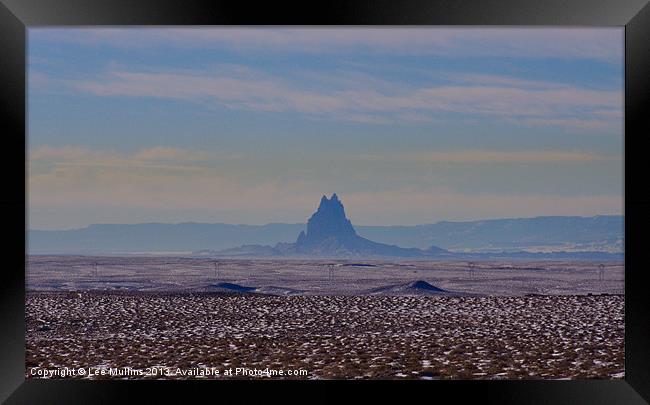 Mystical rock. Framed Print by Lee Mullins