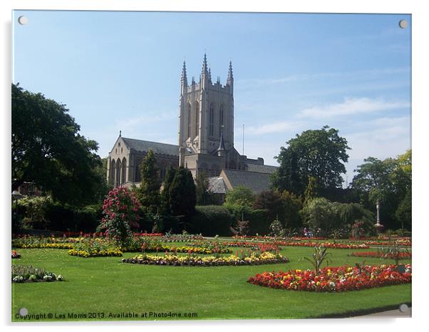 St Edmundsbury Cathedral Acrylic by Les Morris