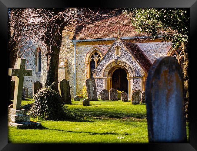 St Mary, Kintbury, Berkshire, England, UK Framed Print by Mark Llewellyn