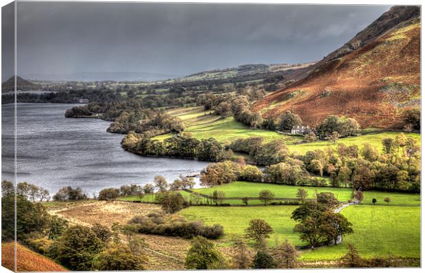 Ulswater Head Canvas Print by David Tyrer