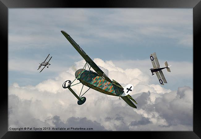 Fokker D VIII - Spoiled for Choice Framed Print by Pat Speirs