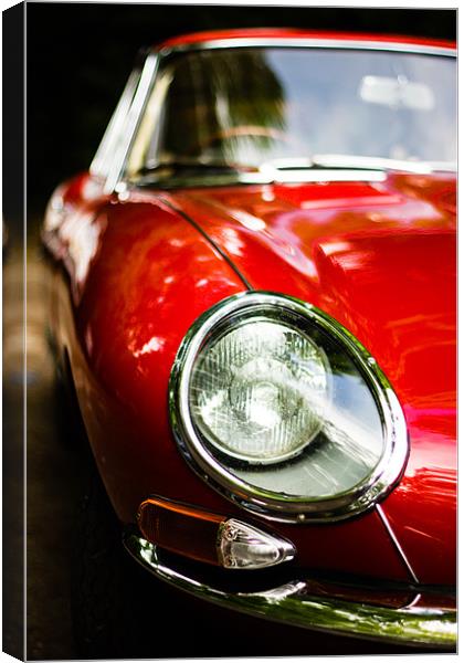 E-Type Canvas Print by Jed Pearson