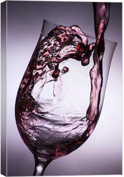 Pouring wine Canvas Print by Sam Smith