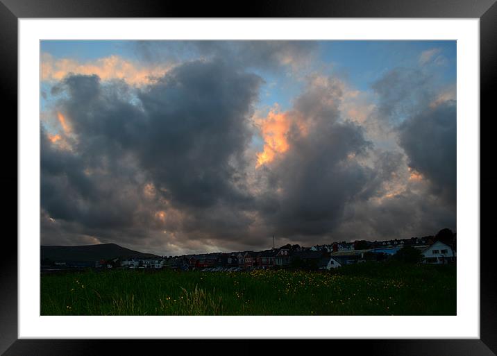 Evening in Dingle Framed Mounted Print by barbara walsh