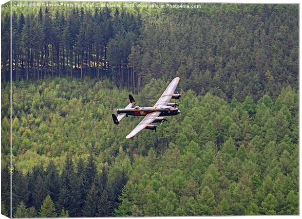 Dambusters 70 Years On - The Derwent Dam 2 Canvas Print by Colin Williams Photography
