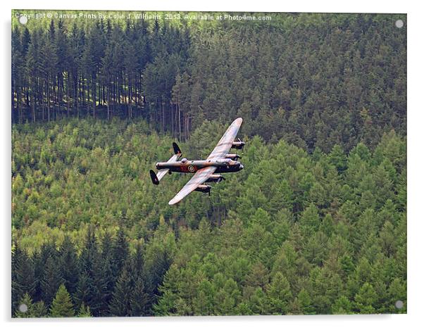 Dambusters 70 Years On - The Derwent Dam 2 Acrylic by Colin Williams Photography
