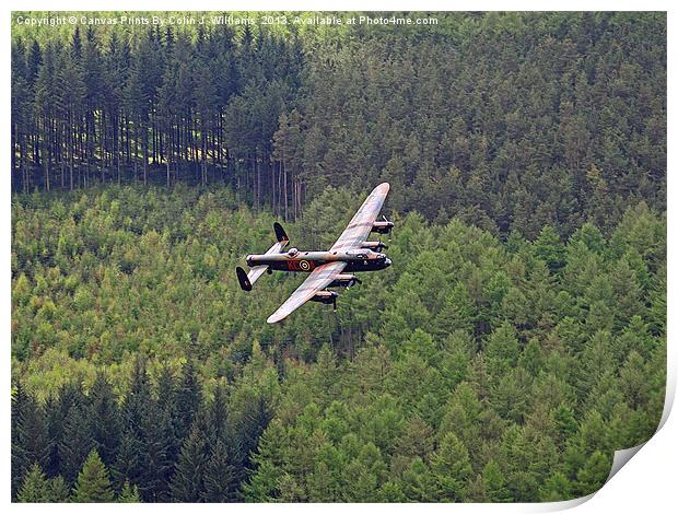 Dambusters 70 Years On - The Derwent Dam 2 Print by Colin Williams Photography
