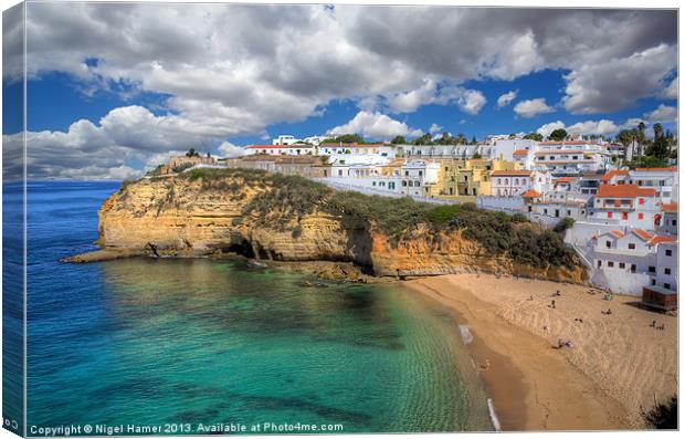 Carvoeiro Algarve Portugal Canvas Print by Wight Landscapes