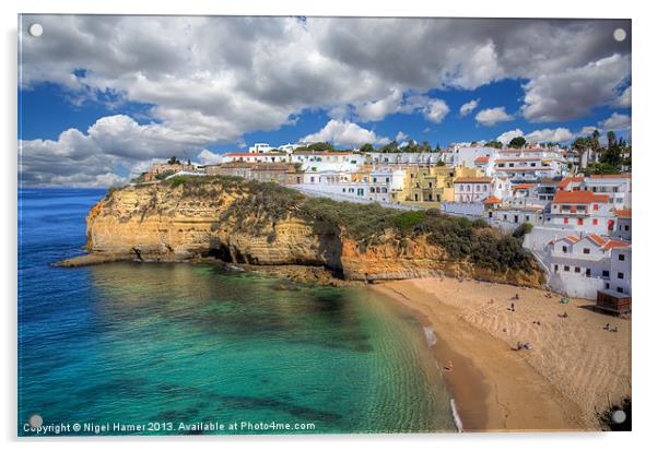 Carvoeiro Algarve Portugal Acrylic by Wight Landscapes