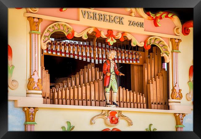 Nostalgic Fairground Organ Display Framed Print by David Tyrer