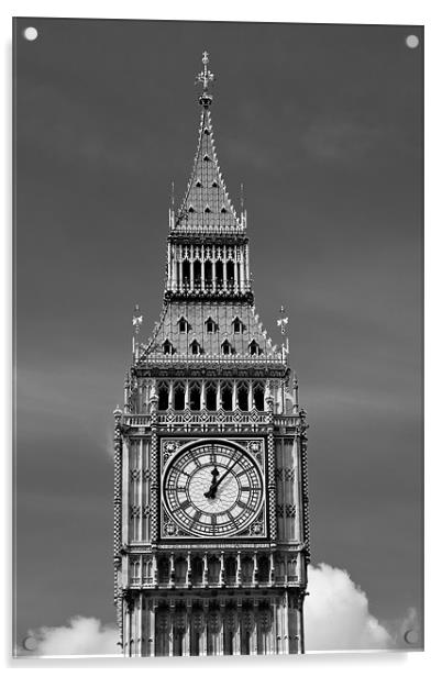 Big Ben Acrylic by David Tyrer