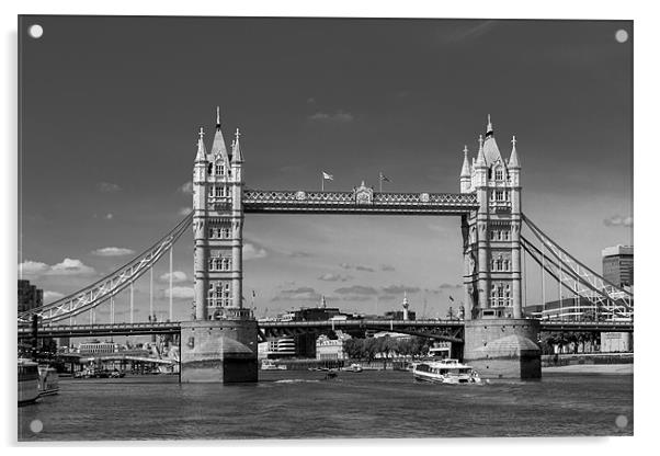 London Bridge Acrylic by David Tyrer