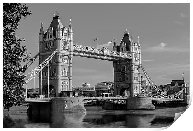 Tower Bridge Print by David Tyrer