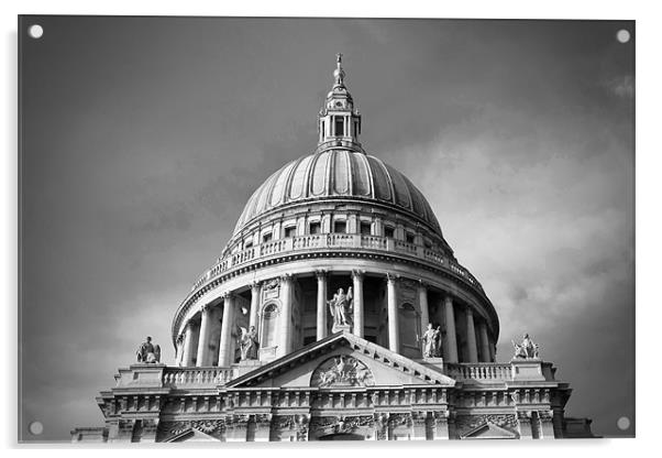 Saint Pauls Cathedral Acrylic by David Tyrer